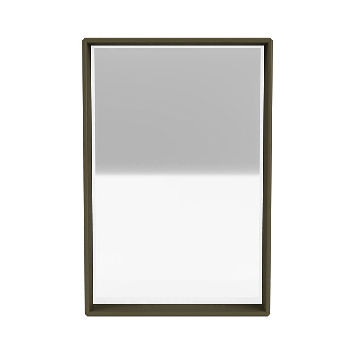 Montana Shelfie Mirror z szelfem, Oregano Green