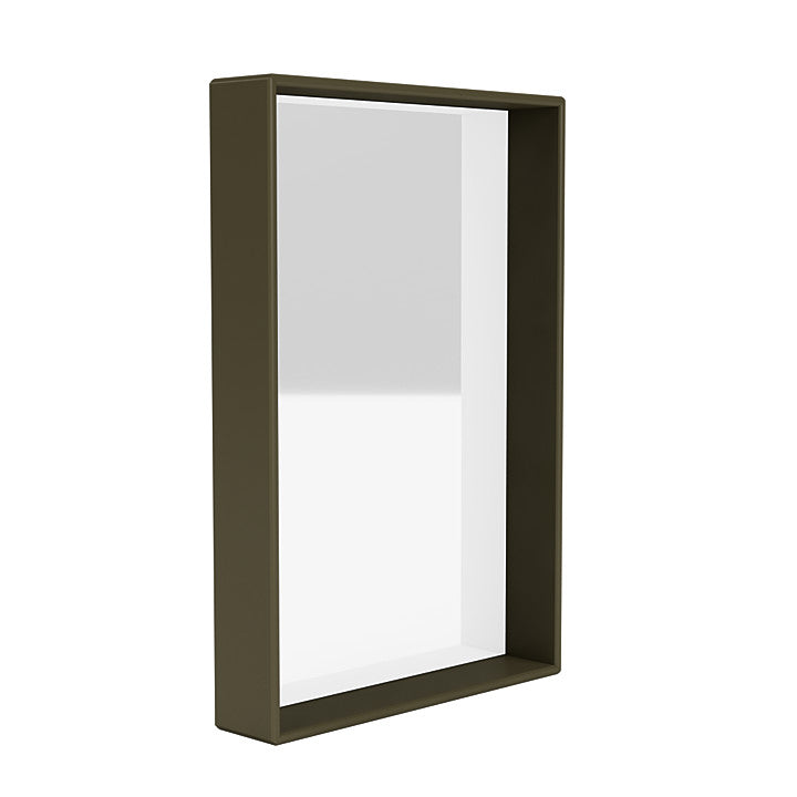 Montana Shelfie Mirror z szelfem, Oregano Green