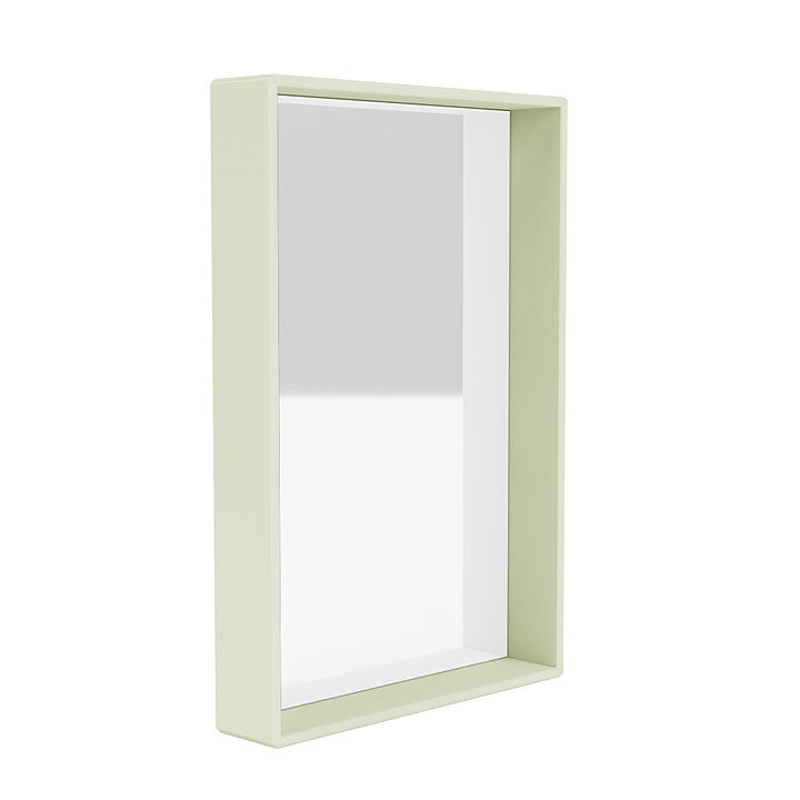 Montana Shelfie Mirror z szelfem, Pomelo Green