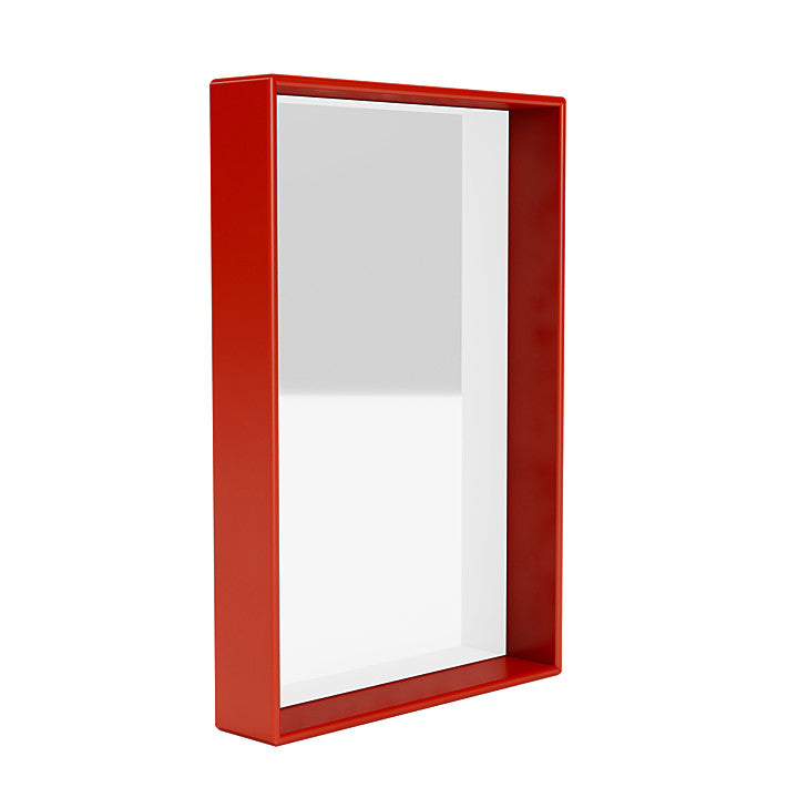 Montana Shelfie Mirror z szelfem, Rosehip Red