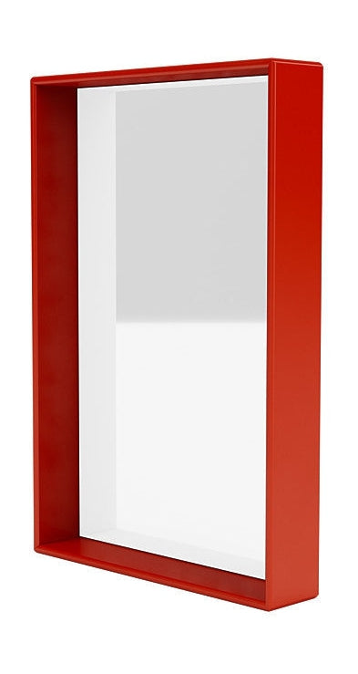 Montana Shelfie Mirror z szelfem, Rosehip Red