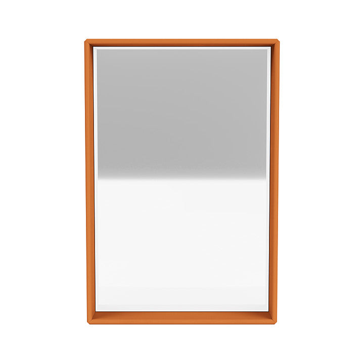 Montana Shelfie Mirror With Shelf Frame, Turmeric Yellow