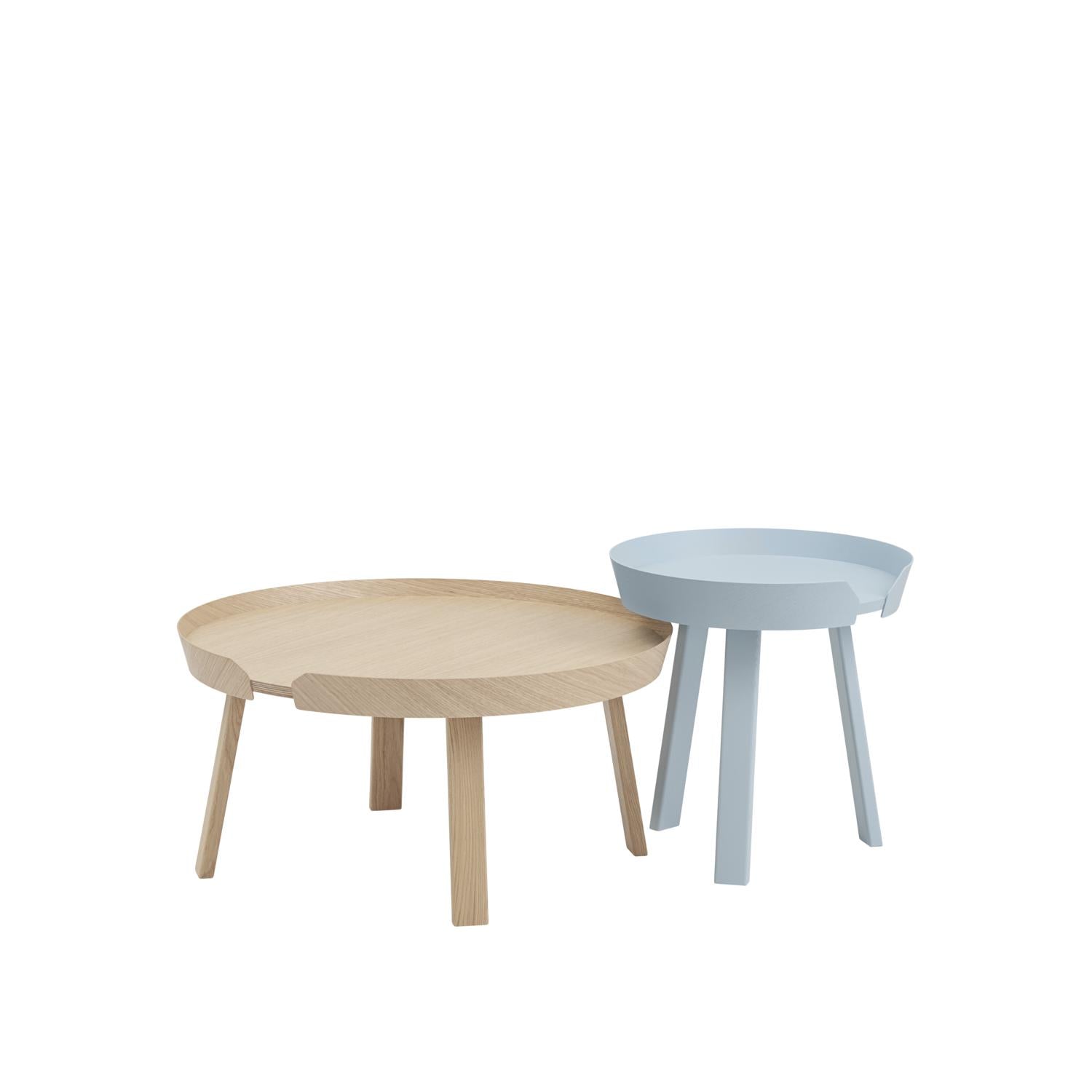 Muuto wokół stolika do kawy Ø 45 cm, jasnoniebieski