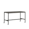 Muuto Base High Table M. Rolls 190x85x105 cm, czarny laminat/czarna sklejka