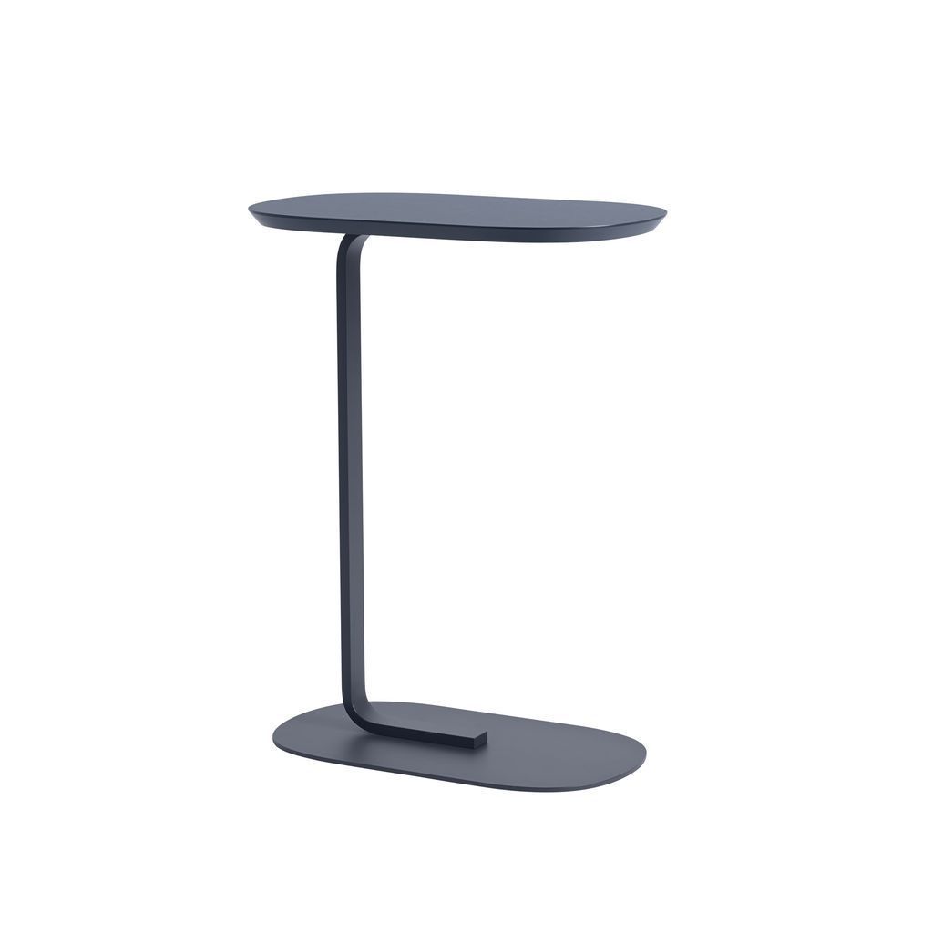 Muuto Relate Side Table H 73,5 Cm, Blue Grey