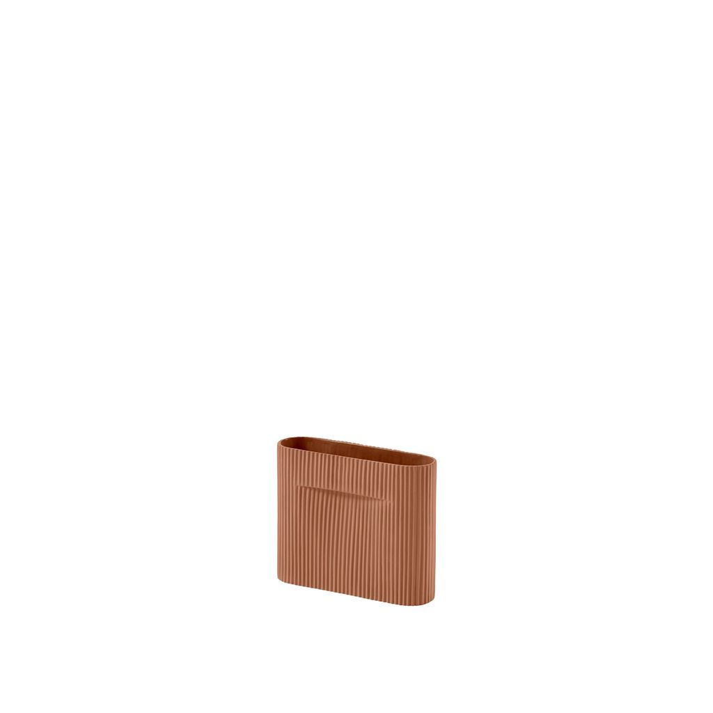 Muuto Ridge Wazon H 16,5 cm, Terracotta