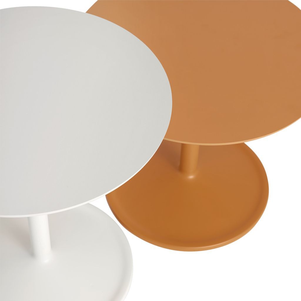 MUUTO Miękki stół boczny Øx H 41x40 cm, pomarańczowy