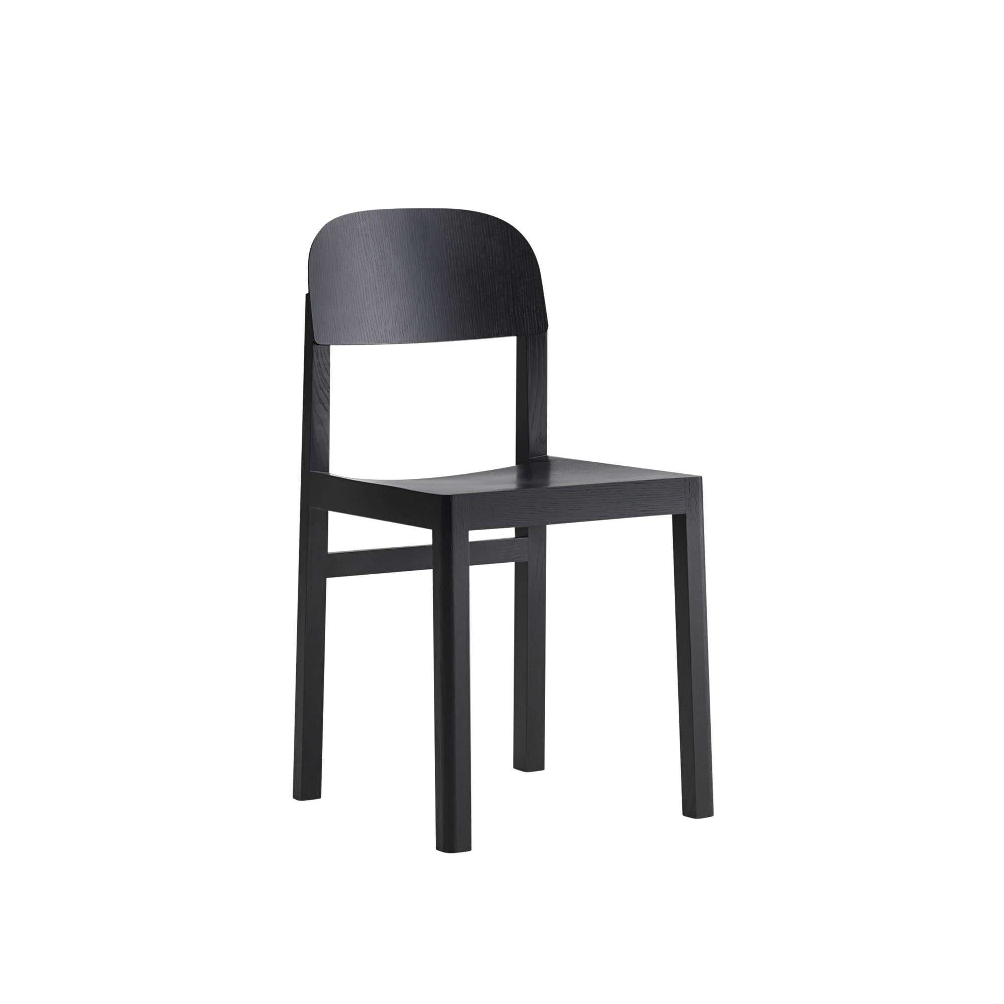Krzesło warsztatowe Muuto, czarny