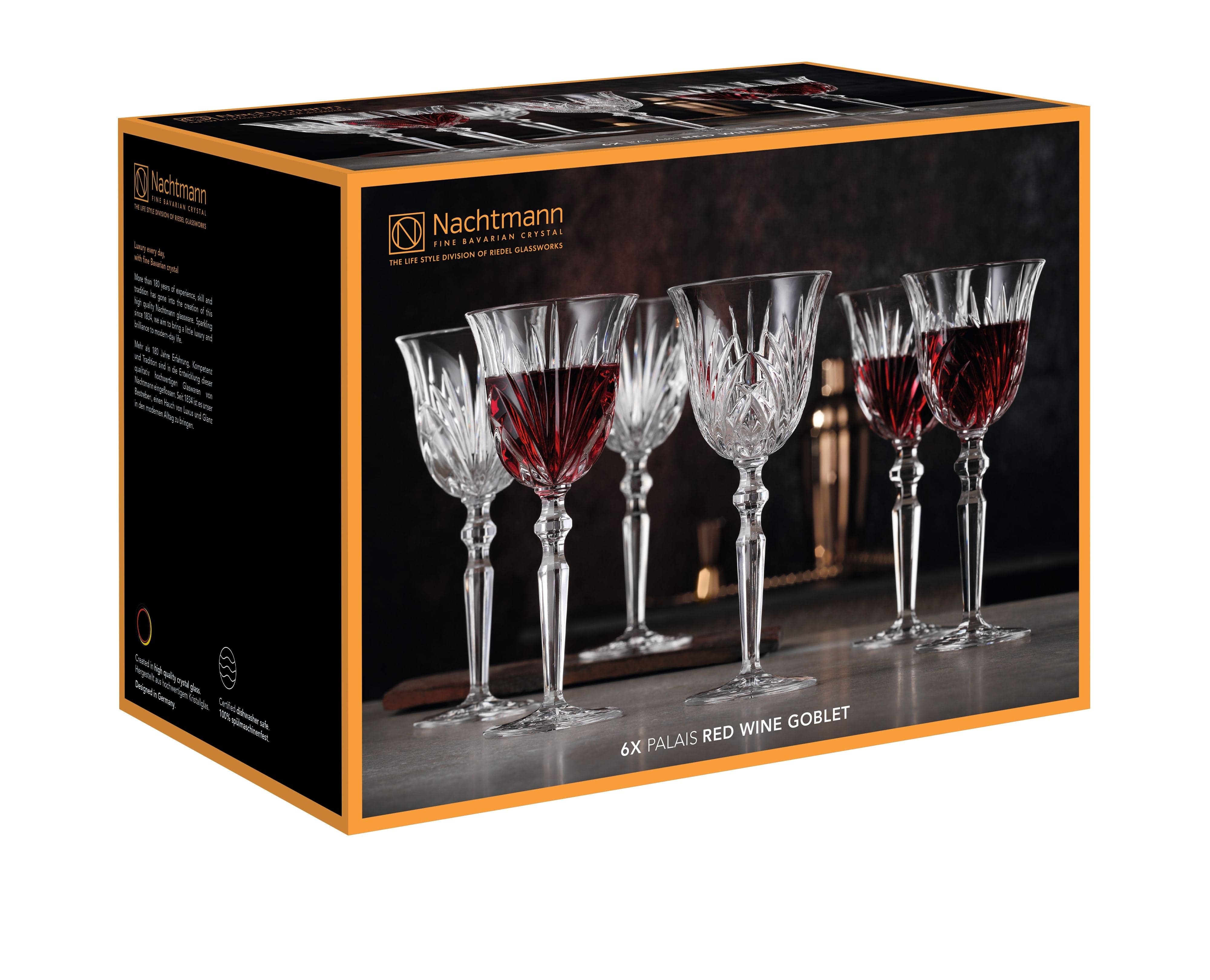 Nachtmann Palais Red Wine Goblet 230 ml, 6 sztuk