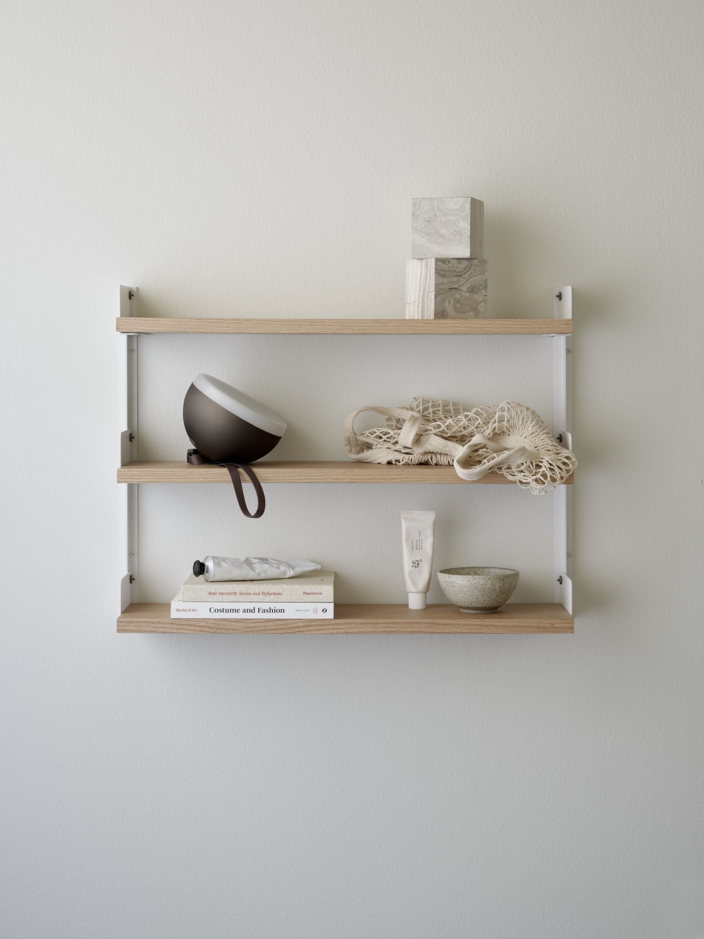 New Works Tea Shelf, Oak/White