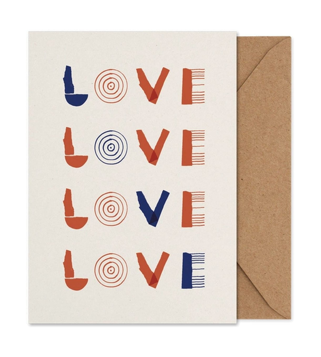 Papierowa zbiorowa miłość złożona plakat karty sztuki, A5