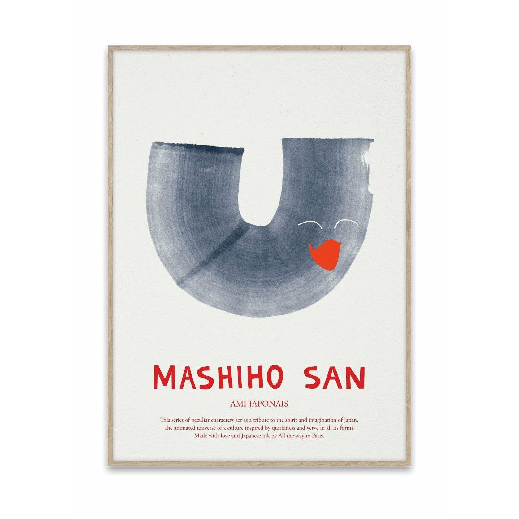 Papierowe zbiorowe plakat Mashiho San, 50 x 70 cm