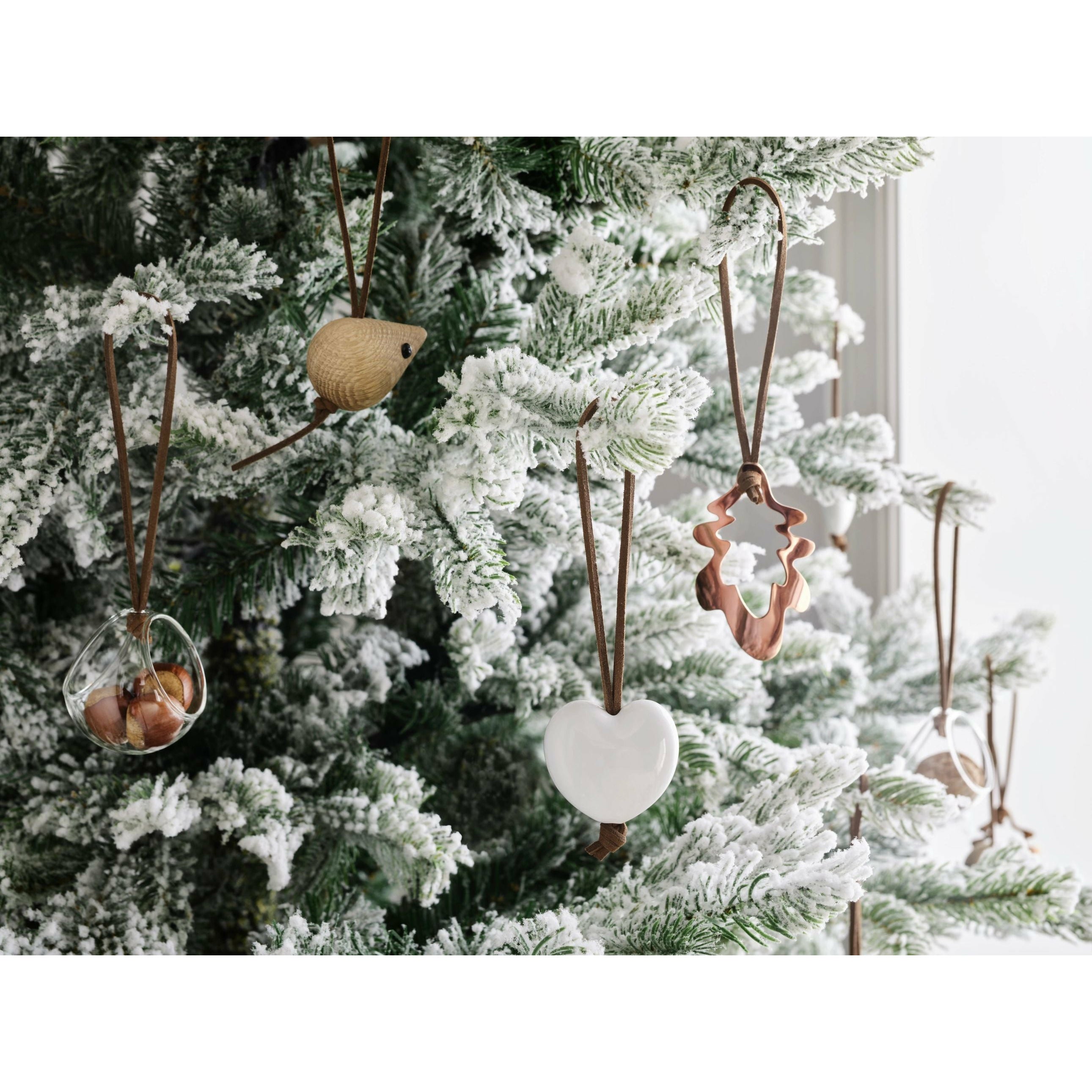 Rosendahl Nordic Tales Oak Leaf Christmas Decorations