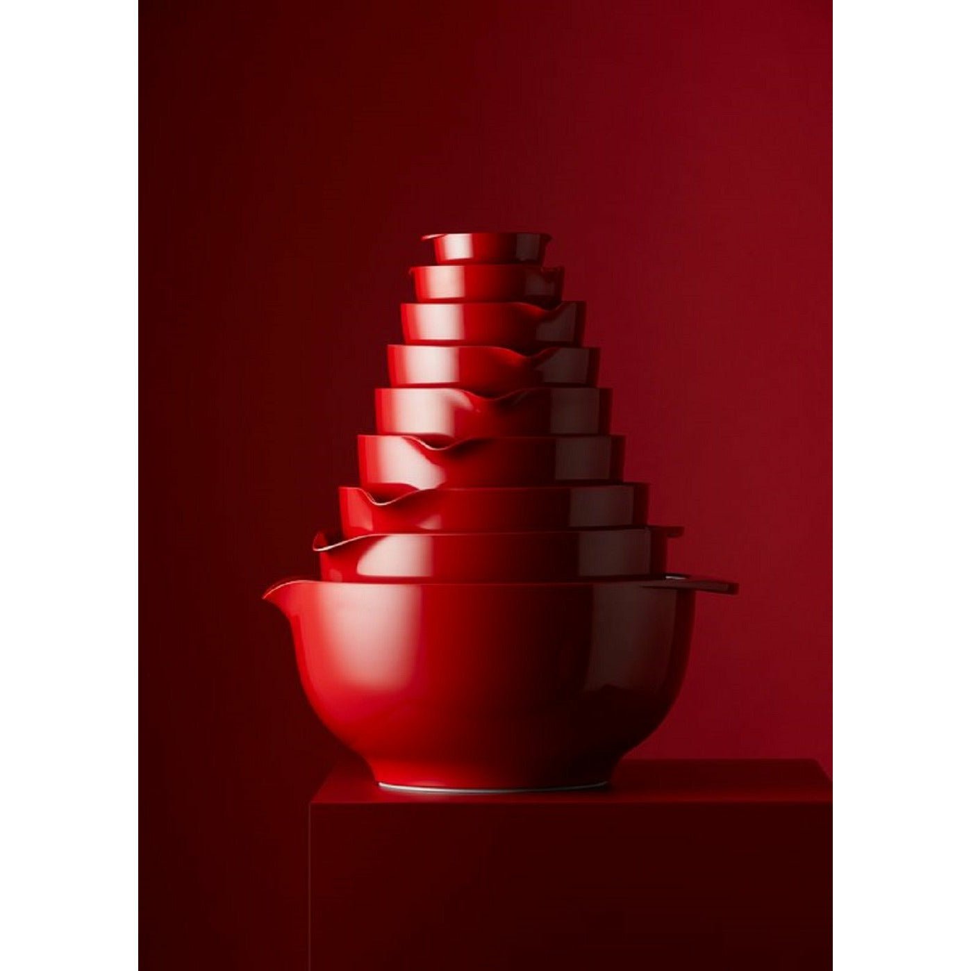 Rosti Margrethe Mixing Bowl czerwony, 5 litrów