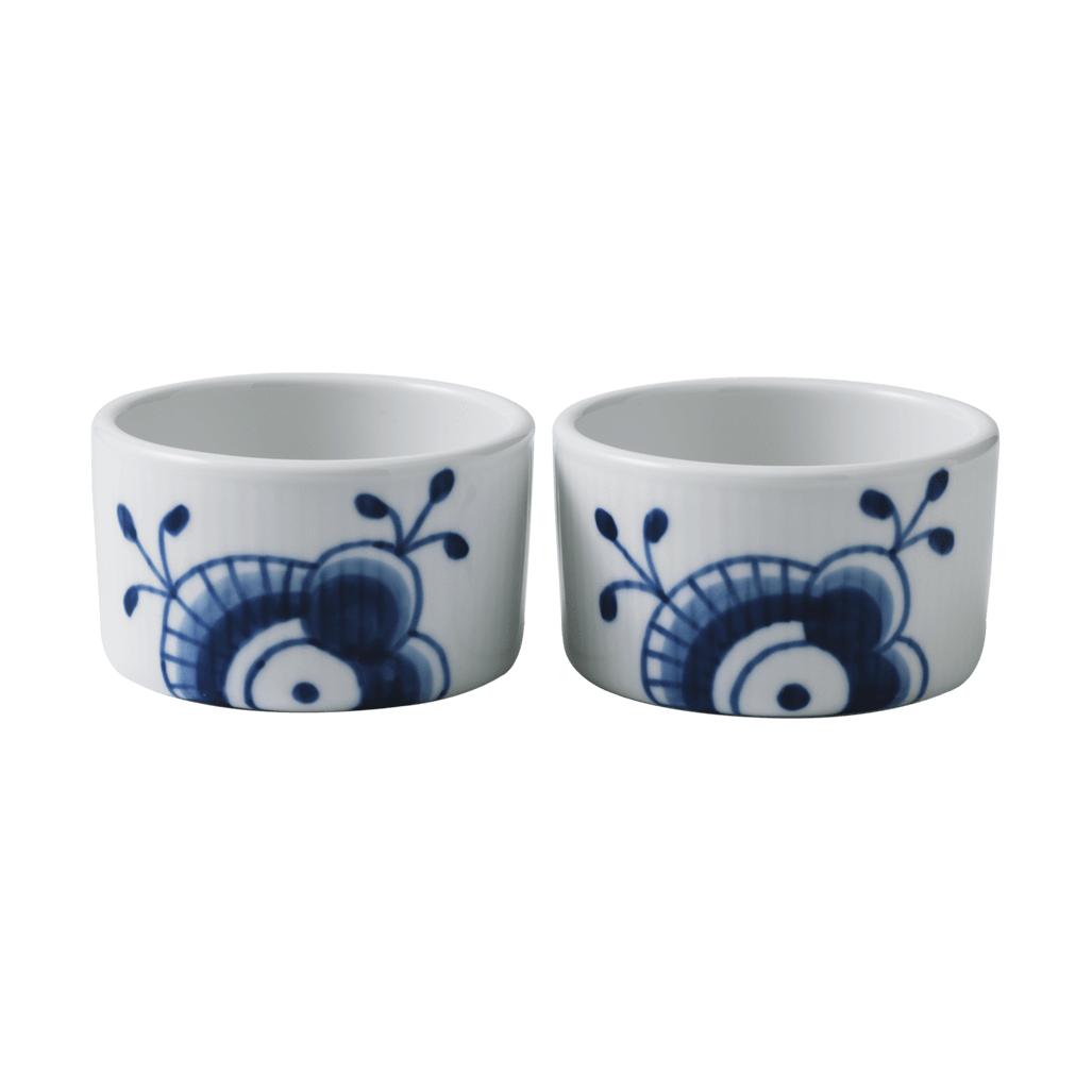 Royal Copenhagen Blue Fluted Mega Soufflè Bowls, 8,5 Cm 2 Pcs