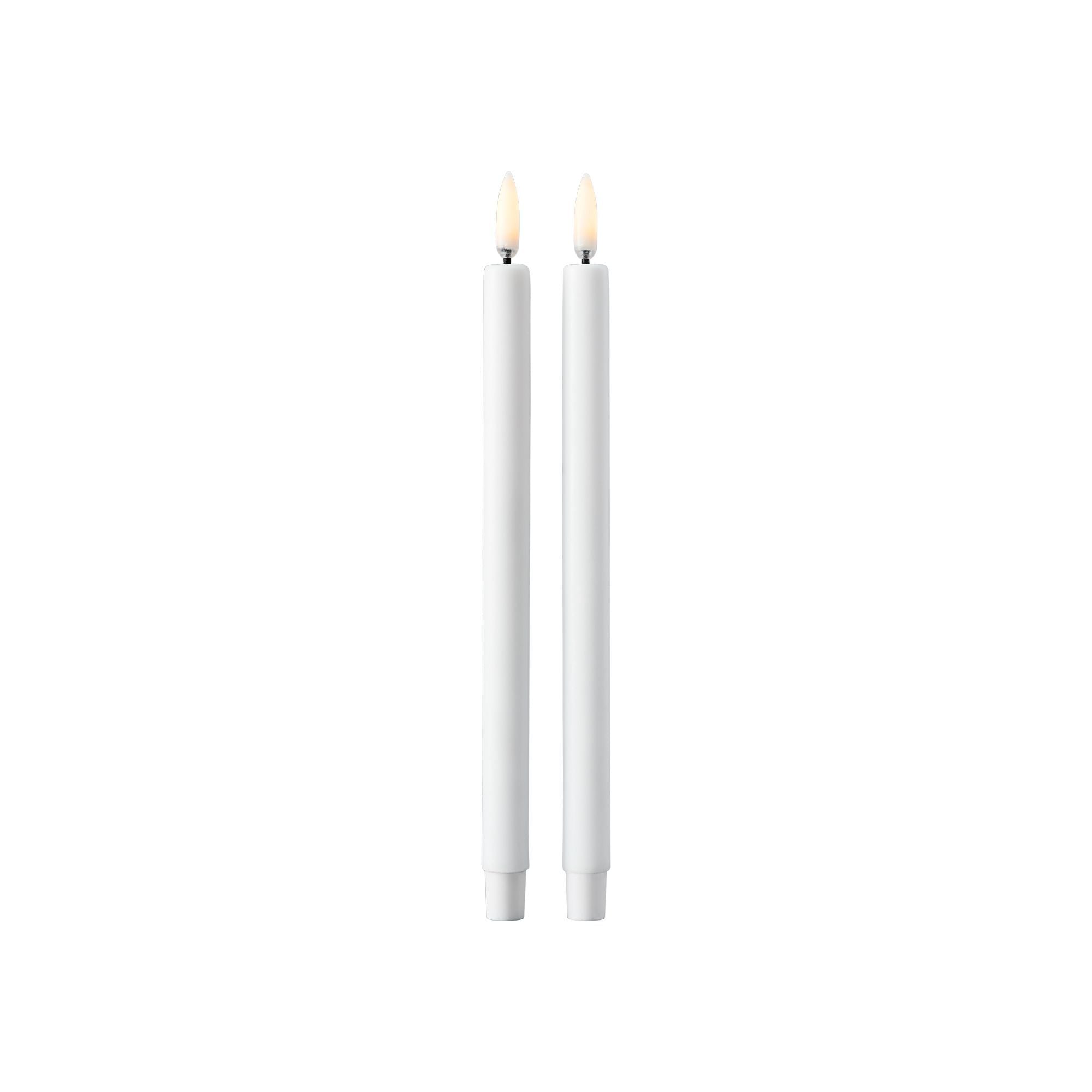 Stoff Nagel Led Led Candles przez Uyuni Lighting Set z 2, białym