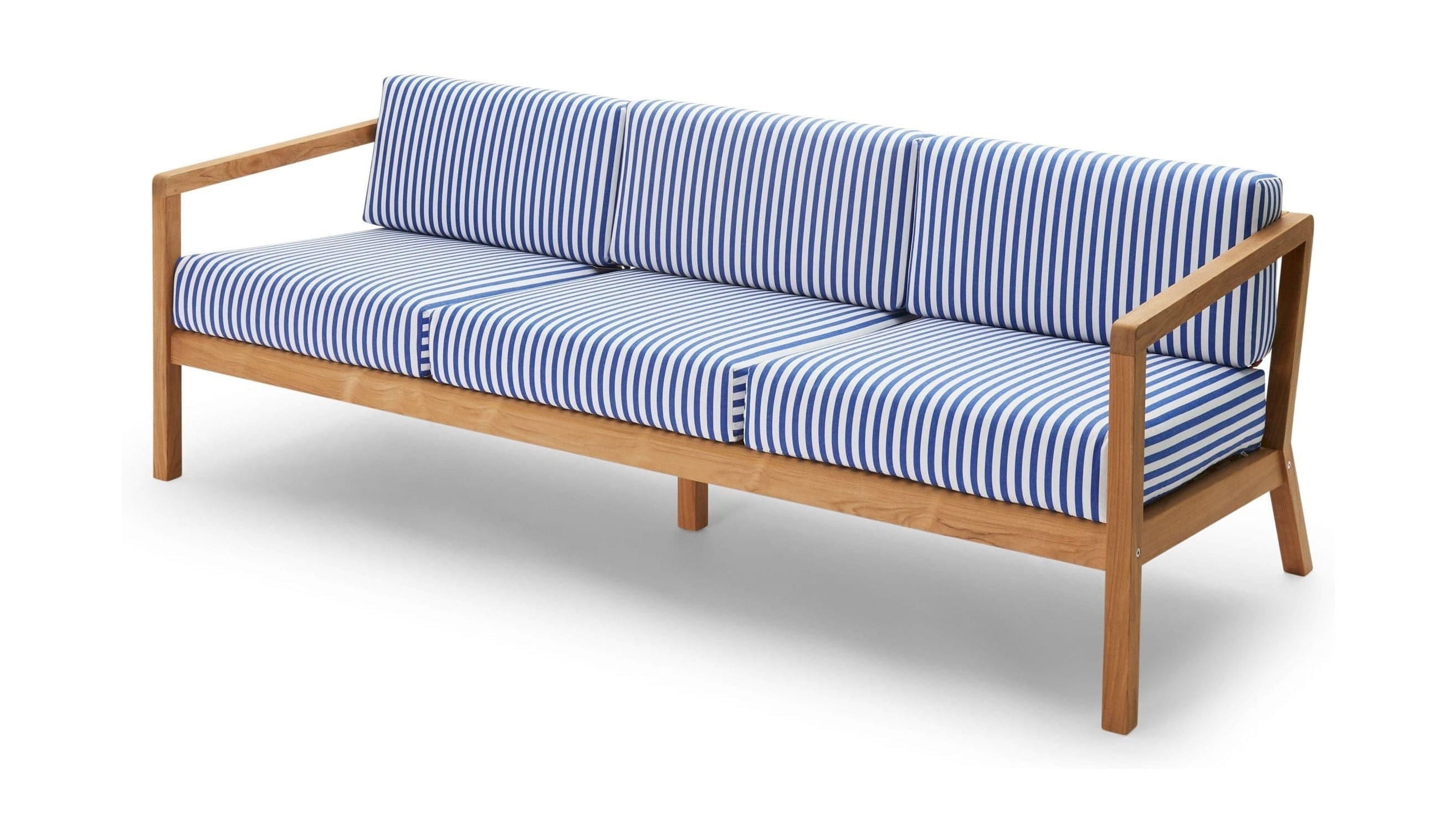 Sofa Skagerak Virkelyst 3 -osobowa sofa, Sea Blue Stripe