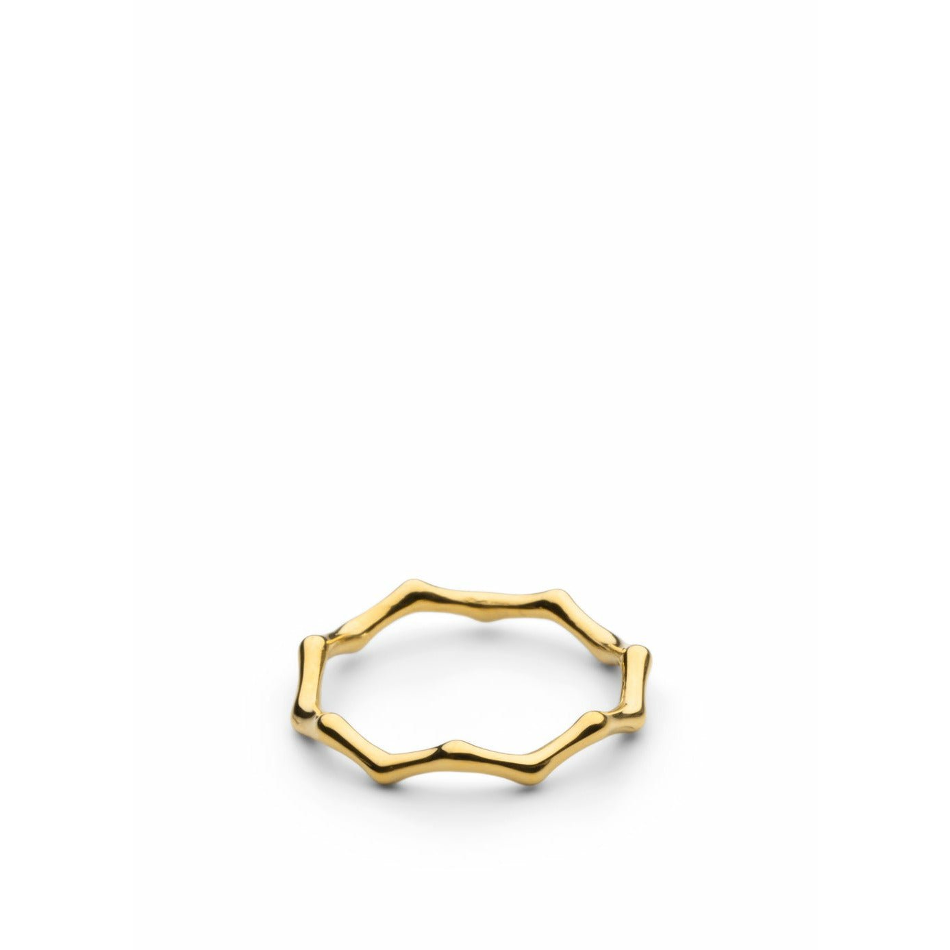 Skultuna Bambou Pierścień Średni złoto plated, Ø1,81 cm