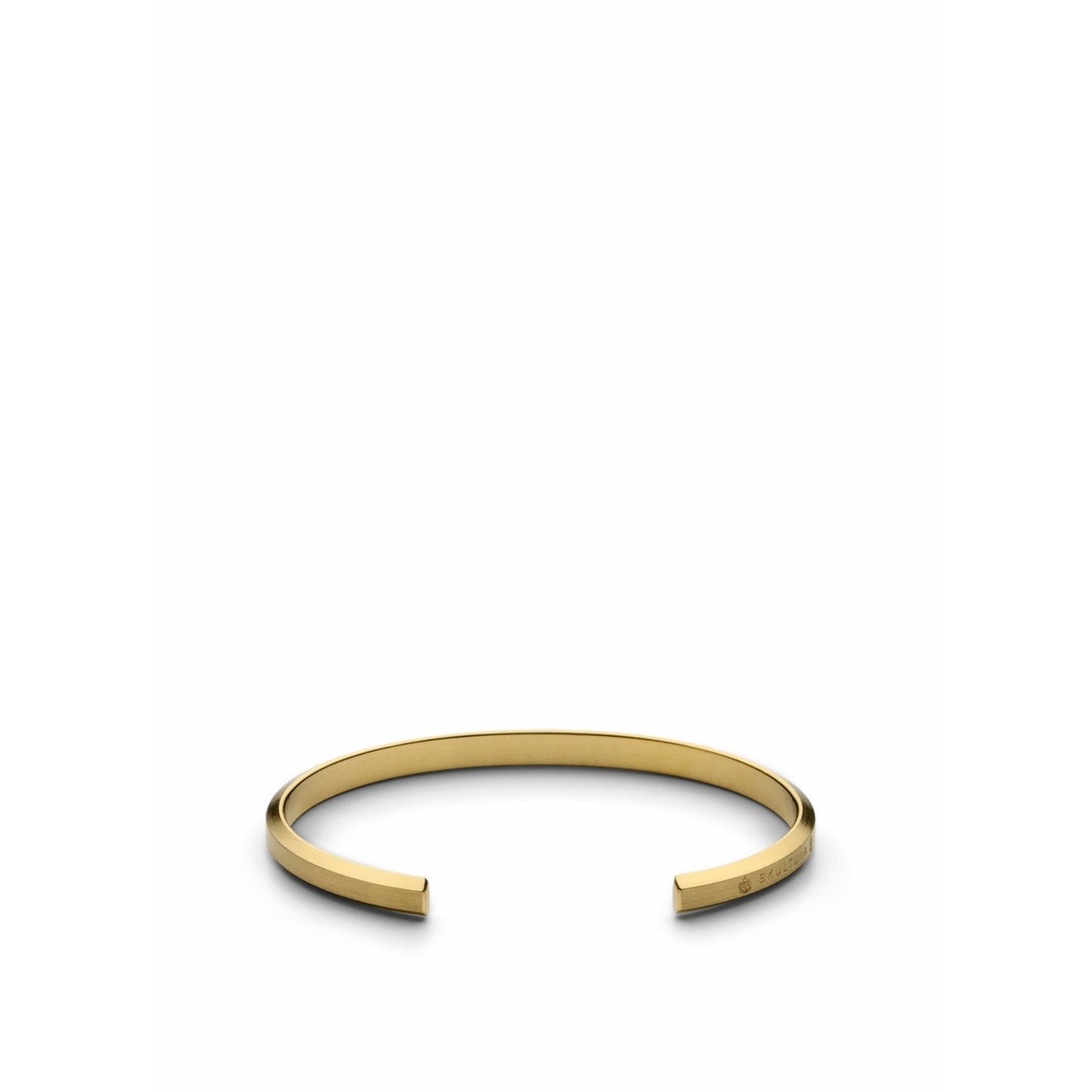 Skultuna Icon Thin Bracelet Large ø18,5 Cm, Brass Matt