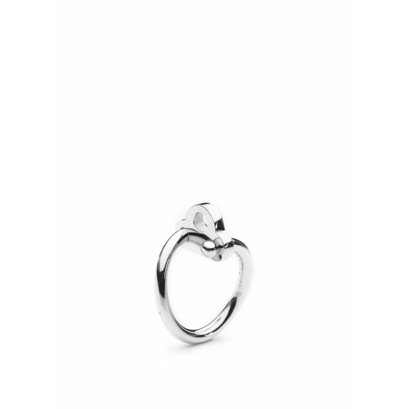 Skultuna Key Ring Mała polerowana stal, Ø1,6 cm