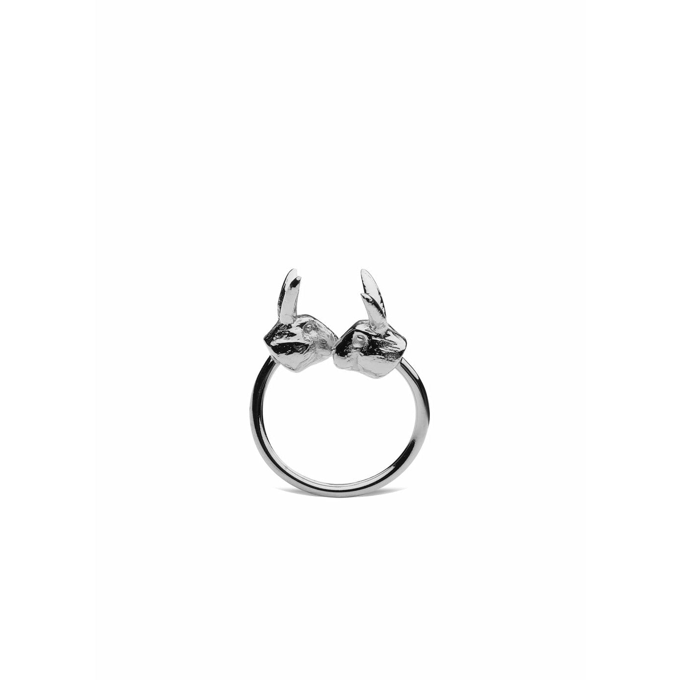 Skultuna Nordic Wildlife Rabbit Ring Mały Ø1,6 cm, srebro