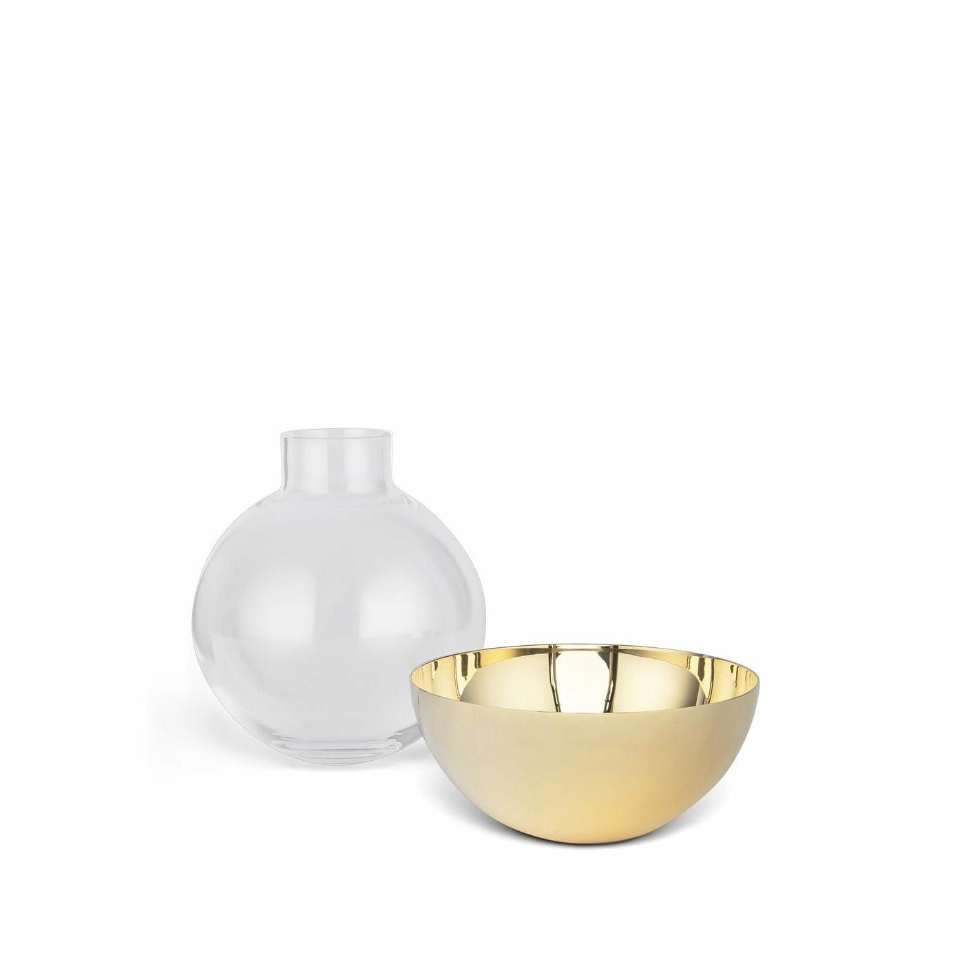 Skultuna Pomme Vase & Candlestick Large, Brass