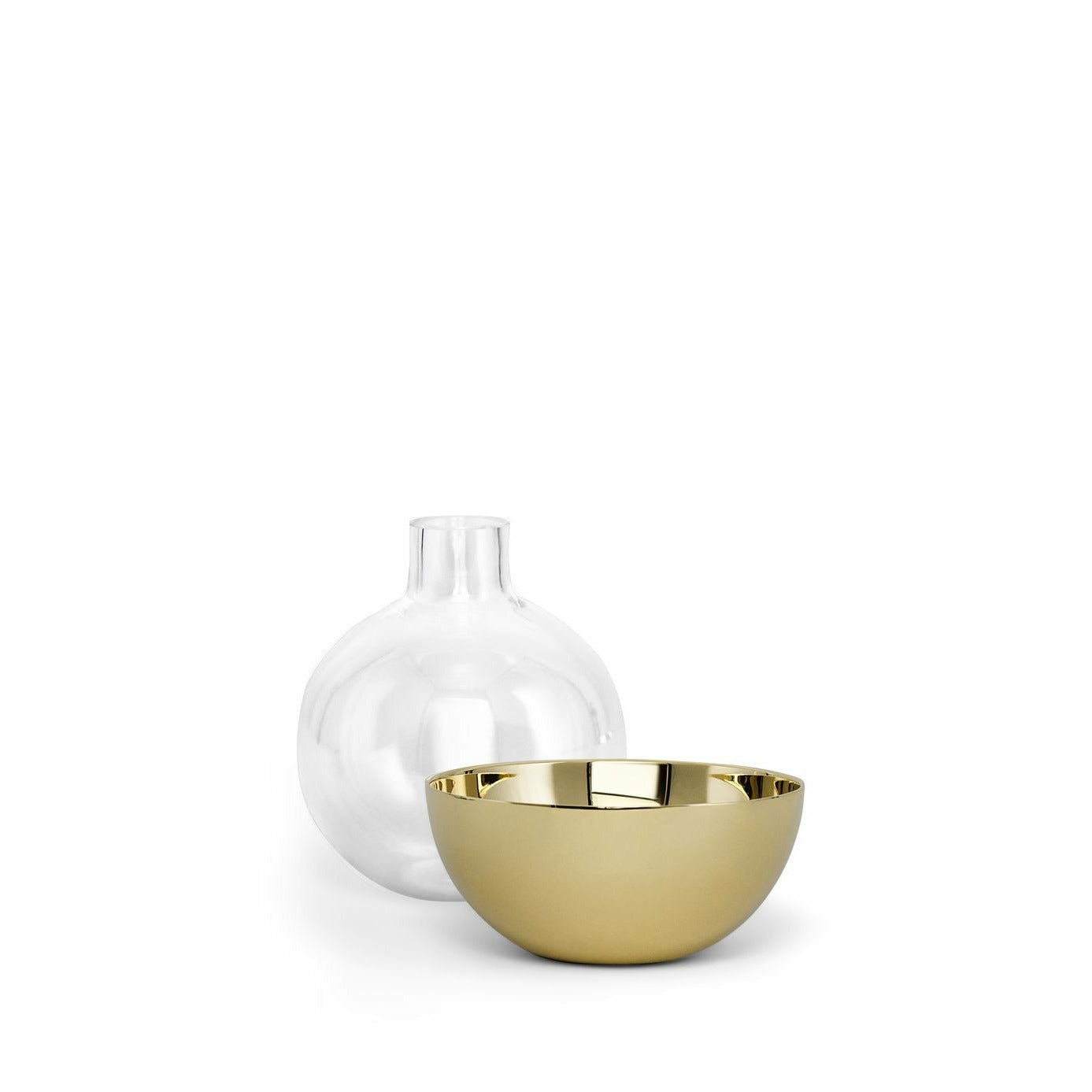Skultuna Pomme Vase & Candlestick Small, Brass
