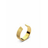 Szultuna pierścień żebrowany szeroki mały 316 l stalowy złoto platowany, Ø1,6 cm
