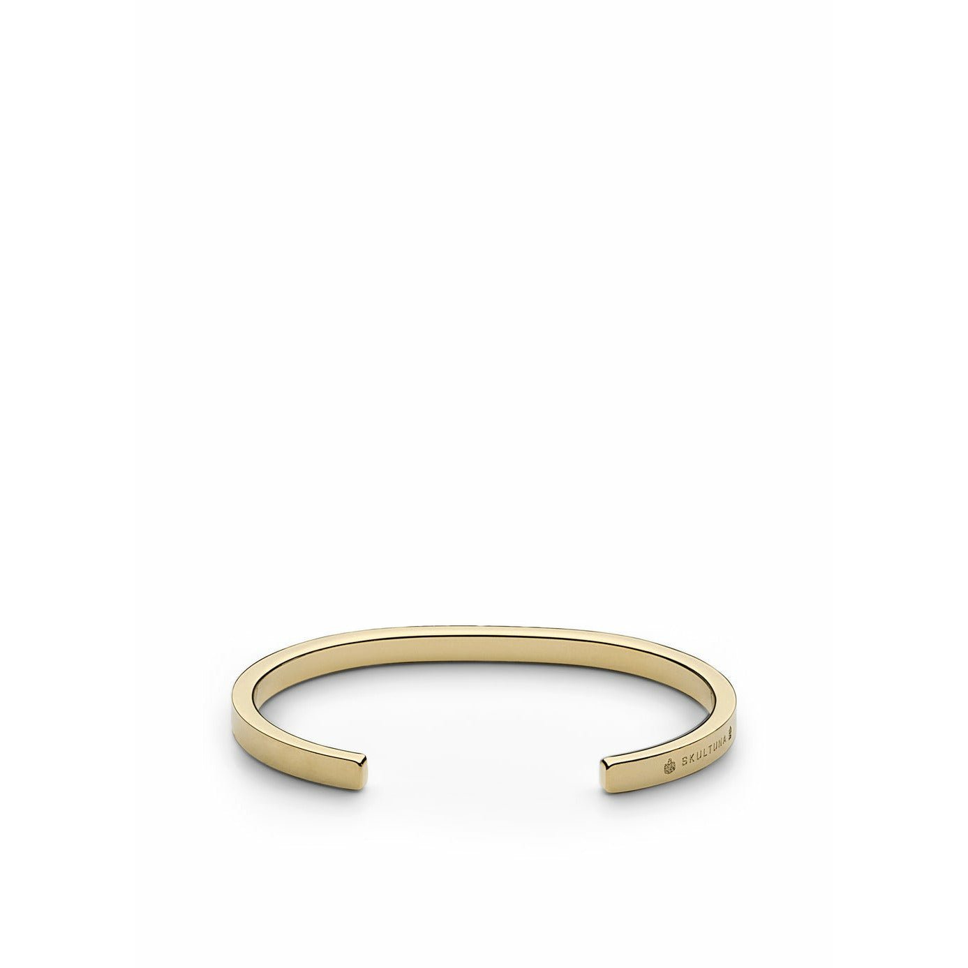 Skultuna Sb Thin Bracelet Small Gold Plated, ø14,5 Cm