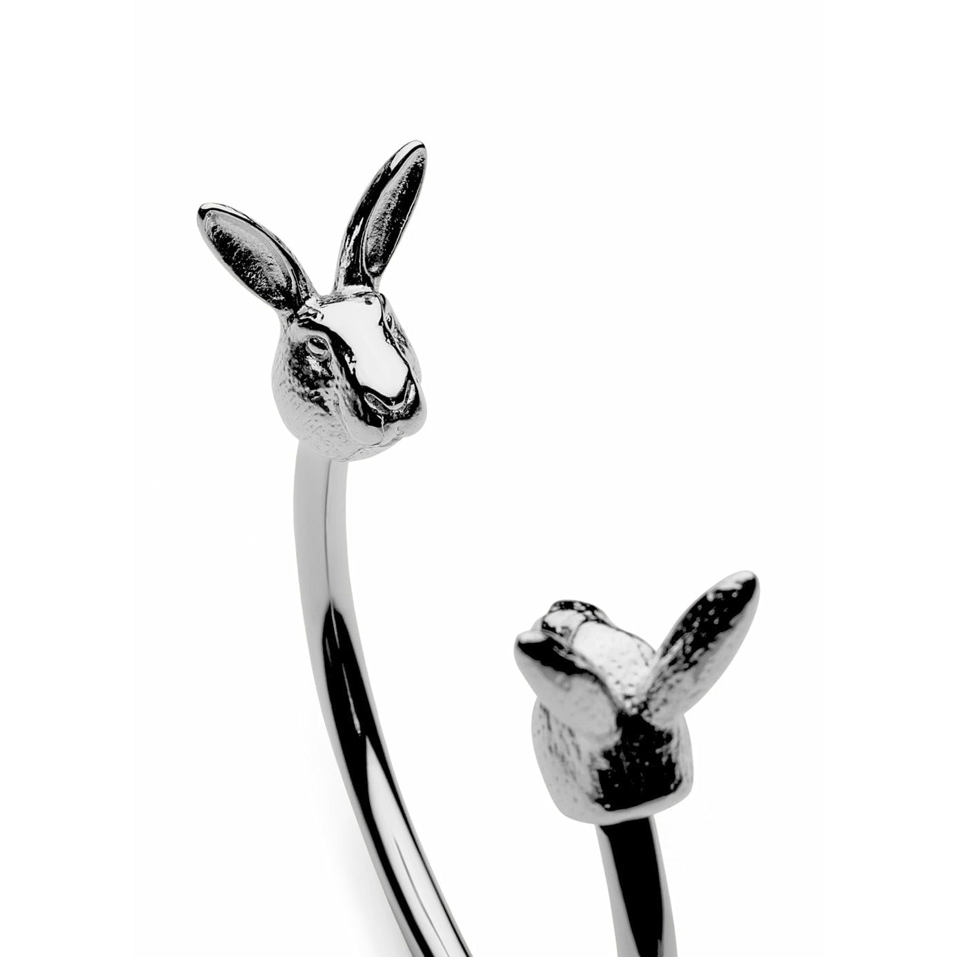 Skultuna The Nordic Wildlife Rabbit Bransoletka duża wypolerowana stal, Ø18,5 cm