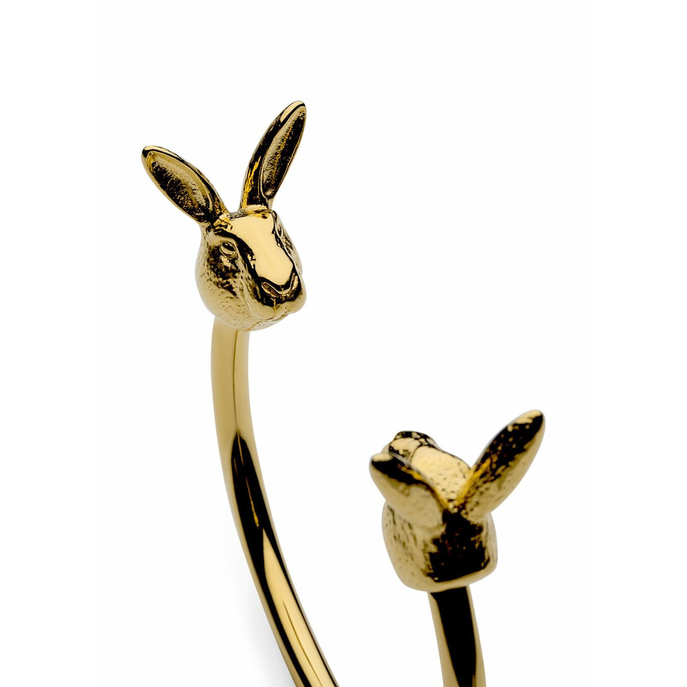 Skultuna The Nordic Wildlife Rabbit Bransoletka Duża złoto Plane, Ø18,5 cm
