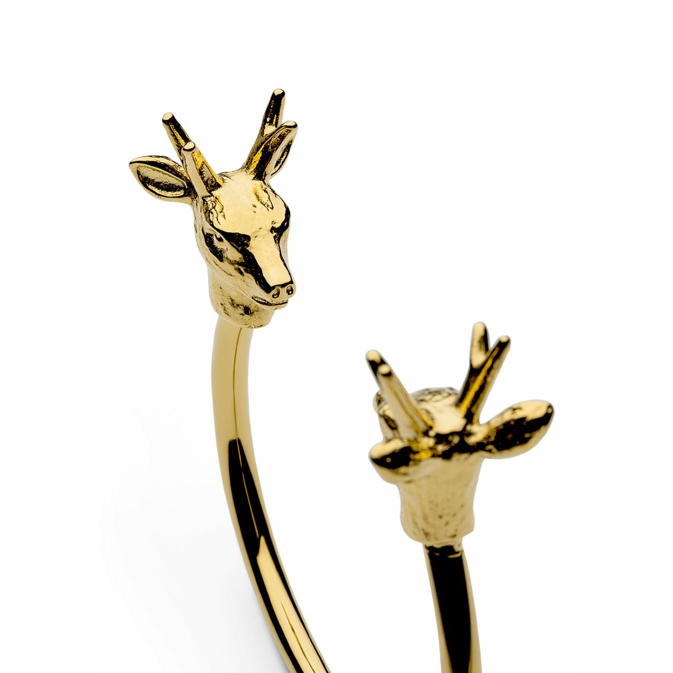 Skultuna The Nordic Wildlife Deer Bracelet Small Gold Plated, ø14,5 Cm