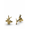 Skultuna The Nordic Wildlife Cufflink Deer, 316 L Steel Gold Stated