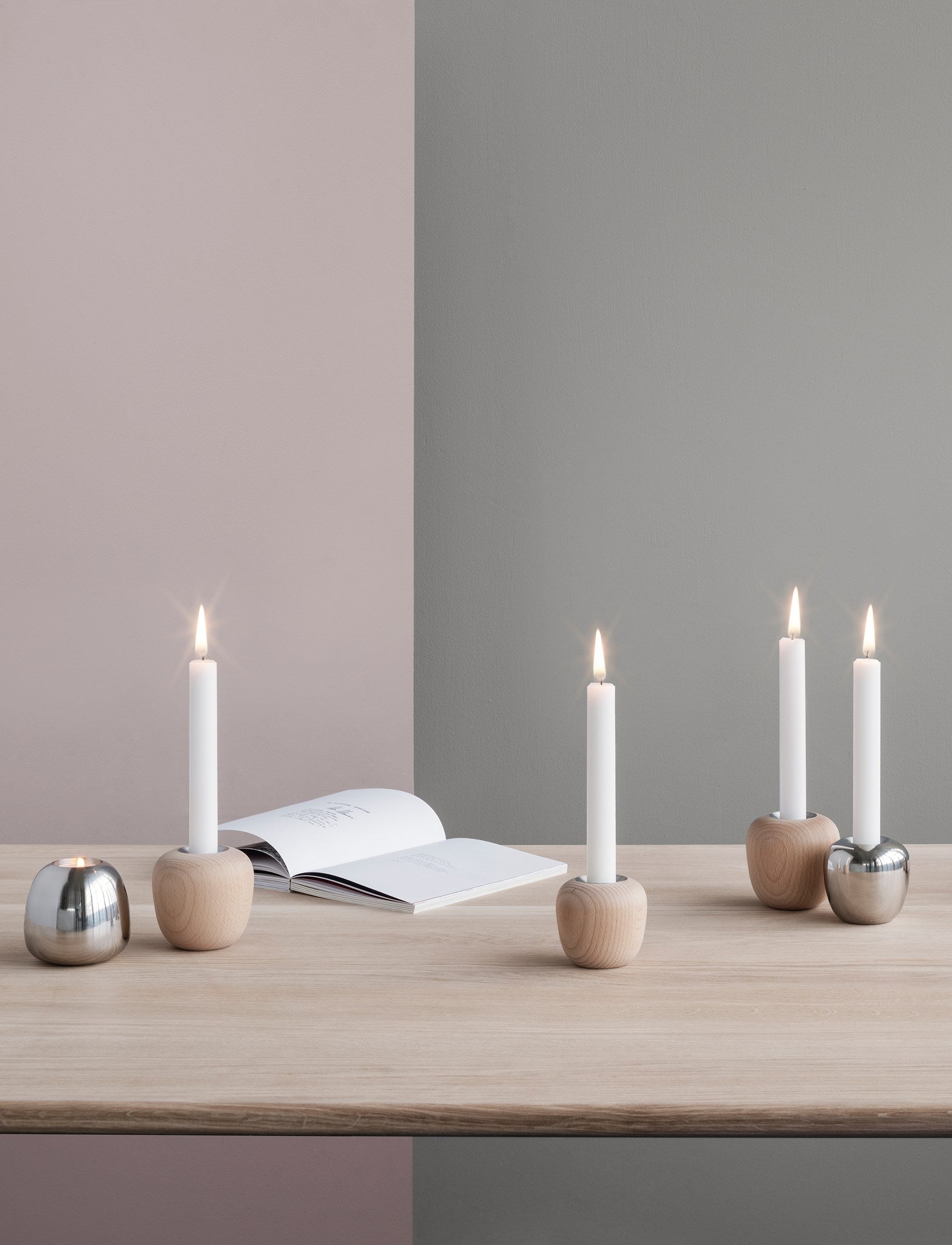 Stelton Ora Candlestick 8 Cm