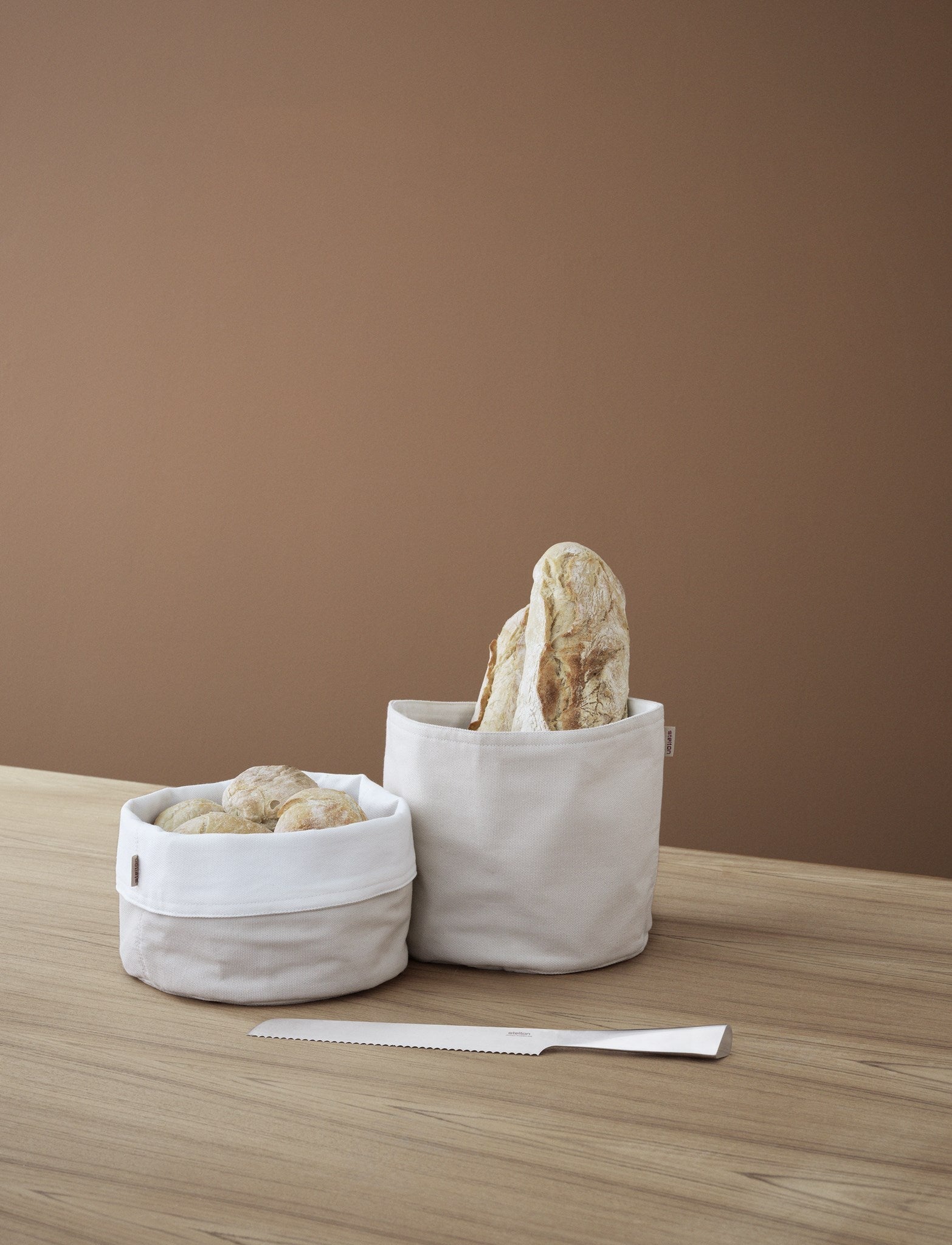 Stelton Stelton Bread Bag, piasek/biały