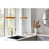 Umage Asteria Mini Led Pendant, Brass/Nuance Orange