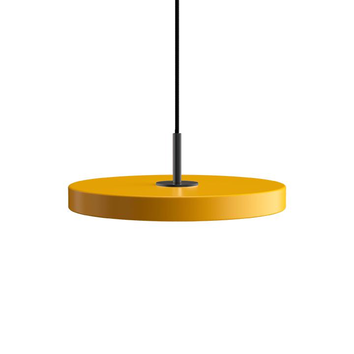Mini LED wisiorka LED mini, czarny metal/szafran żółty