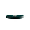  Asteria Mini Led Pendant Steel/Forest Green