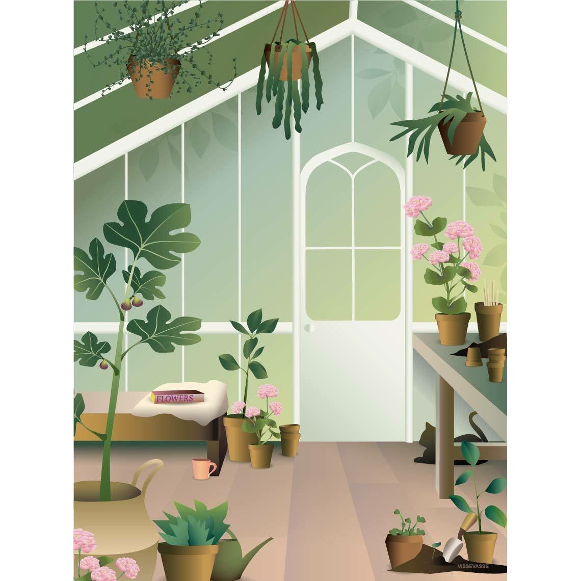 Vissevasse Plakat Orangery, 50 x 70 cm