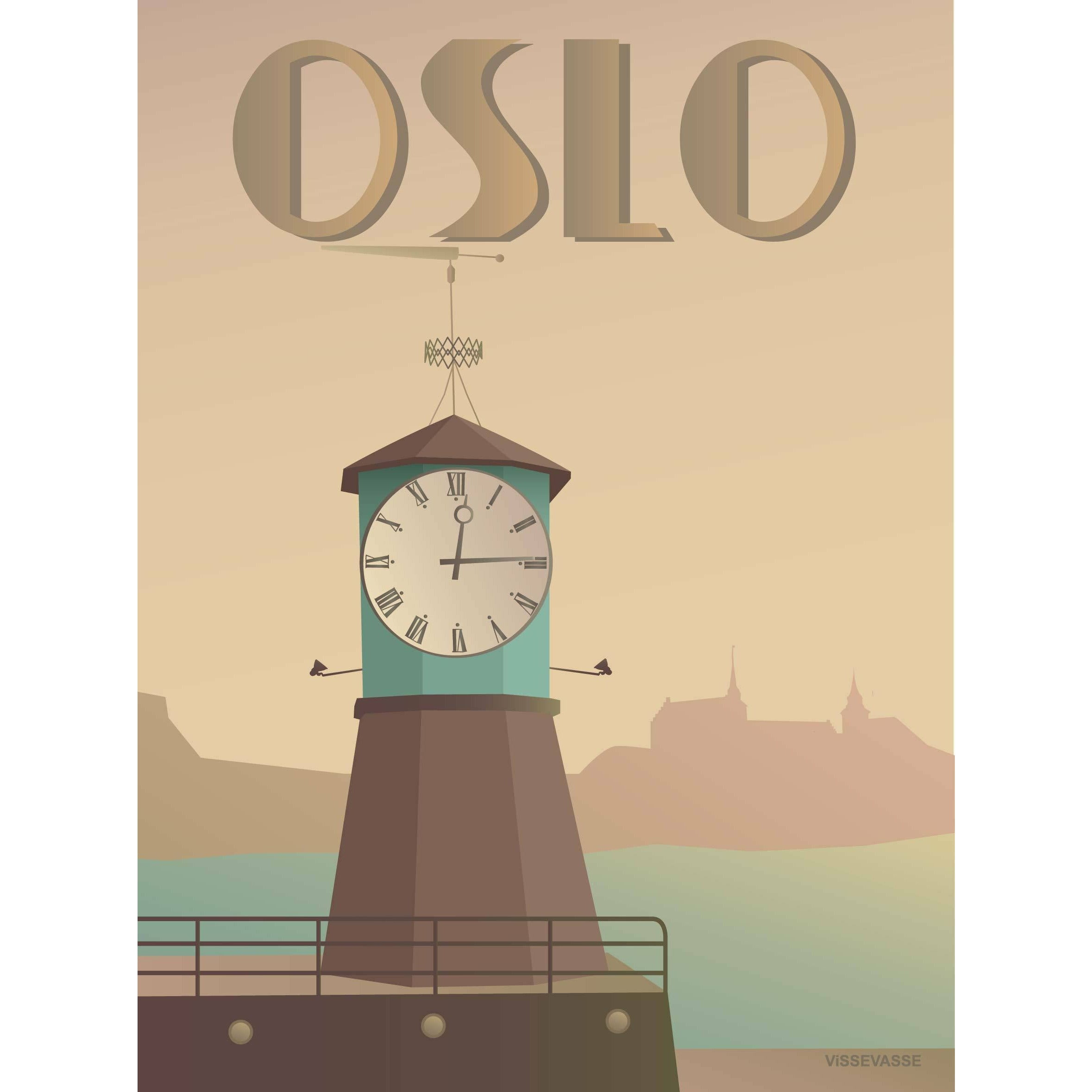 Vissevasse Oslo Aker Bridge, 50 x 70 cm