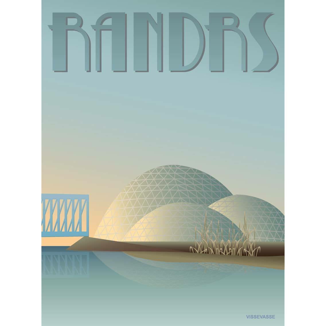 Vissevasse Randers Rainforest Poster, 30 X40 Cm