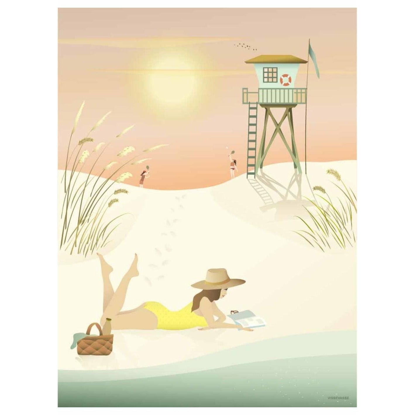 Plakat Vissevasse Sunny Days, 50 x 70 cm