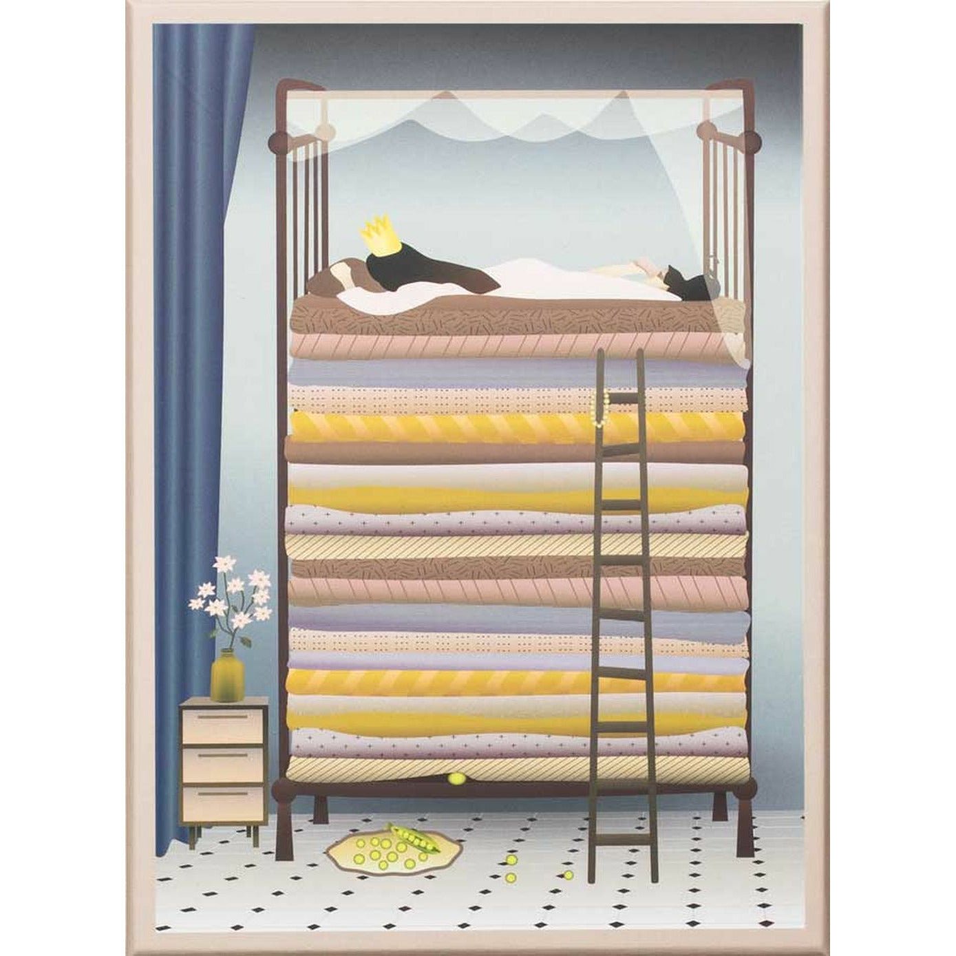 Vissevasse The Princess And The Pea Puzzle With 100 Pieces