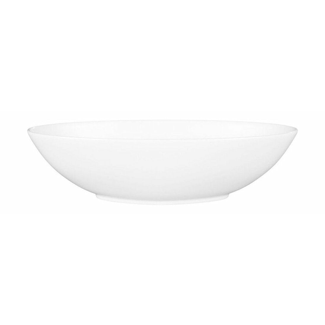WEDGWOOD Jasper Conran White Oval Bowl, W: 30,5 cm