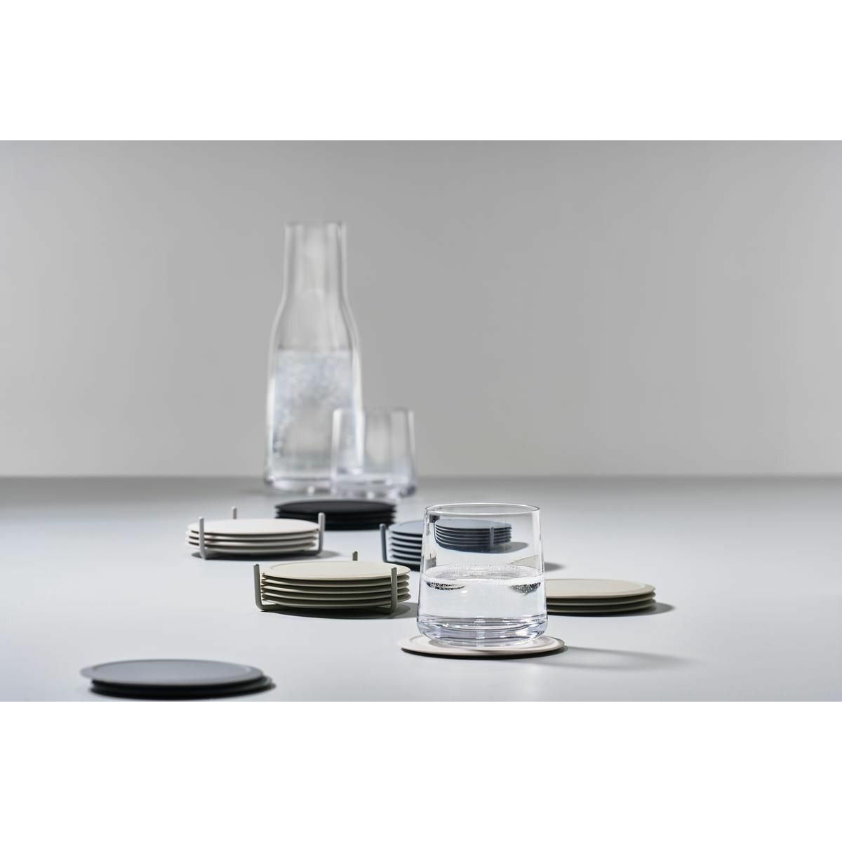 Zone Denmark Singles Glass Coaster Mud, 6 Pcs.