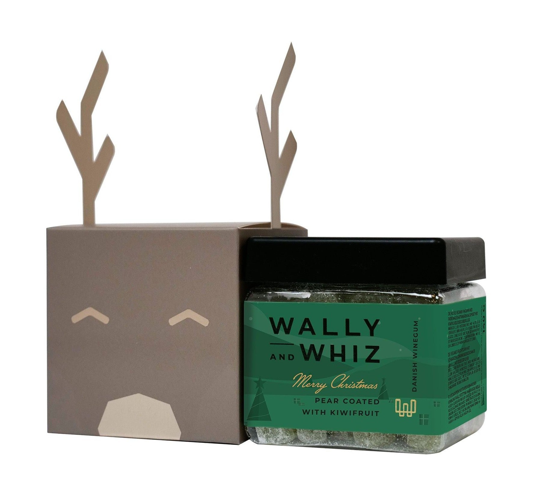 Wally And Whiz Rendeer Grey 1 Small Cube Pear W Kiwi 140g